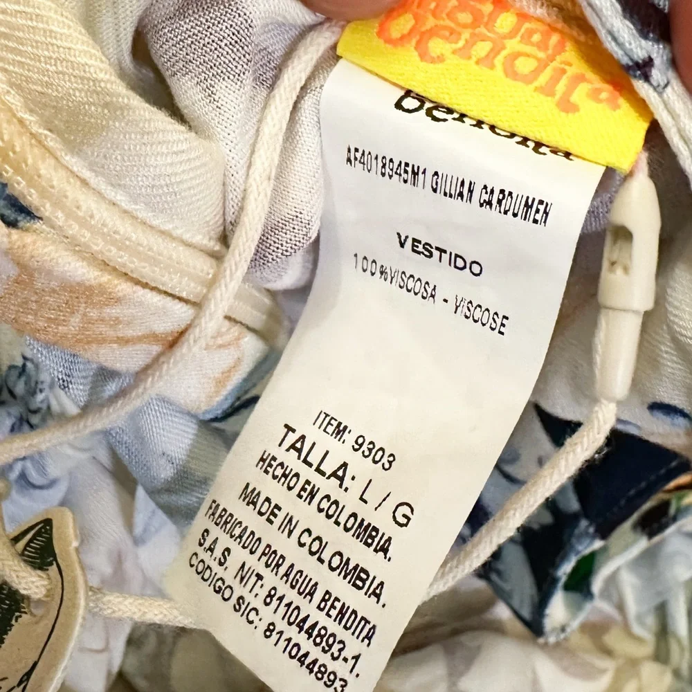 NWT- AGUA BENDITA x Revolve Gillian Cardumen Beachy Mini Dress